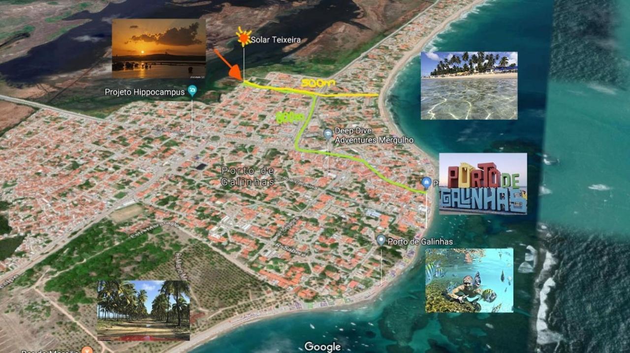 Solar Teixeira Flats Hotel Porto de Galinhas Ngoại thất bức ảnh